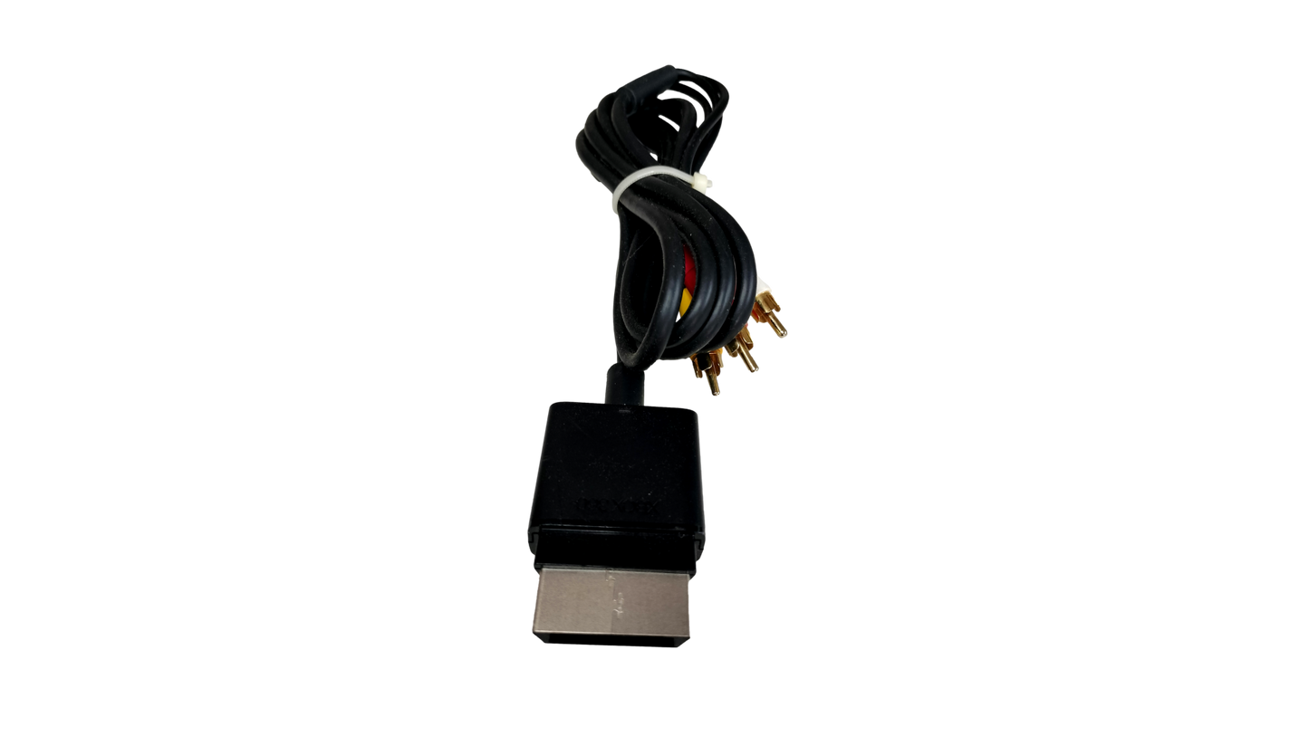 Genuine Microsoft Xbox 360 Composite AV RCA Cable Connection Cord