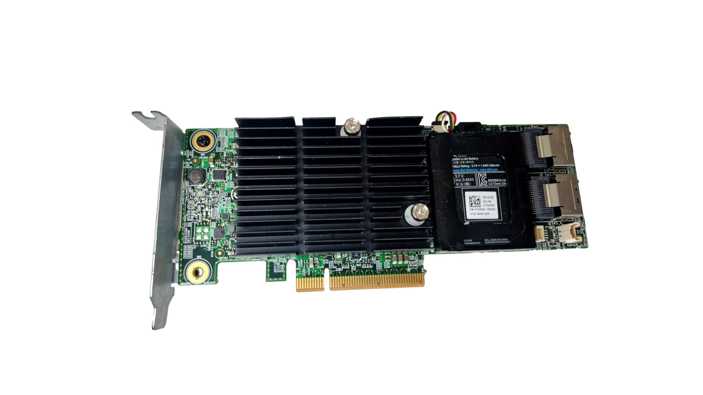 Dell PERC H710P 1GB Cache 2x Internal SAS Low Profile Raid Card JJ8XD
