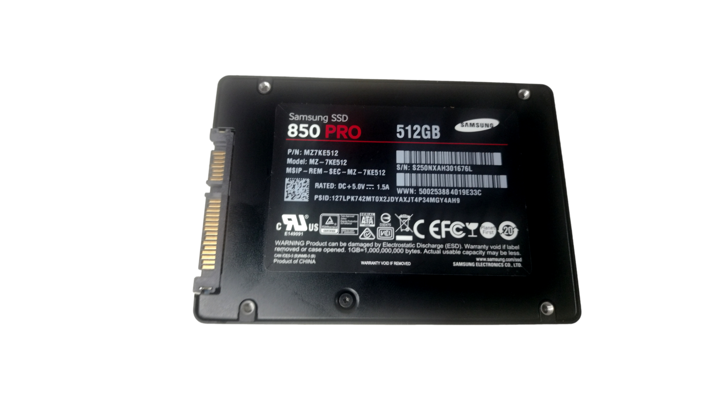 Samsung 850 PRO 512GB 2.5" SATA SSD Solid State Drive MZ-7KE512 99% HEALTH