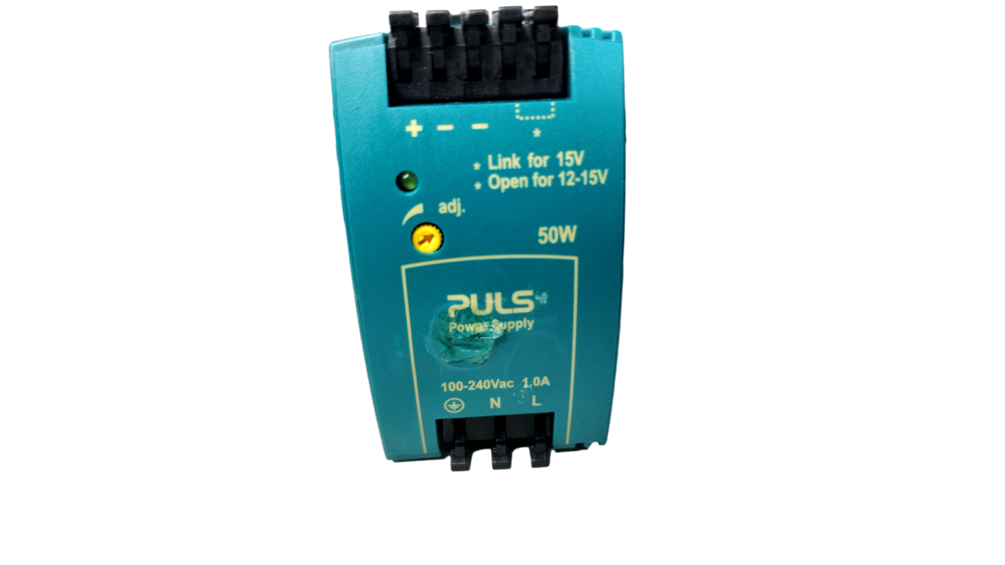 PULS ML50.102 POWER SUPPLY 100-240VAC 1.0A 50/60HZ 12-15VDC