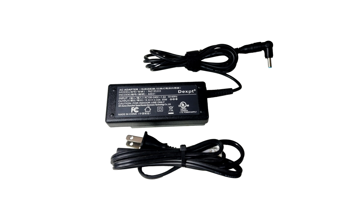 Dexpt PAZ195333 19.5V Blue Tip AC Adapter for Laptops