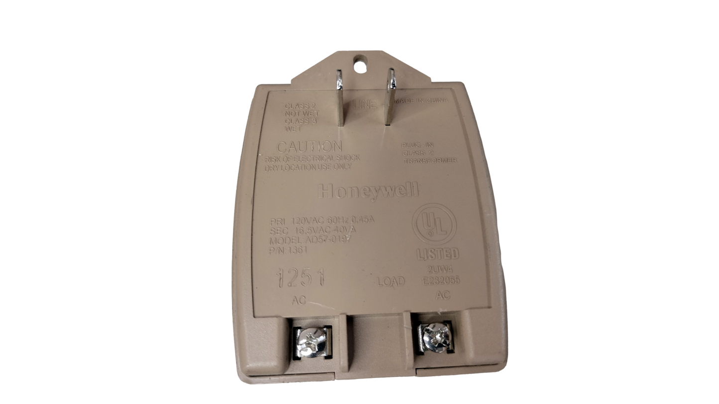 Honeywell AD57-0197 16.5VAC 40VA Class 2 Transformer Power Supply 1361