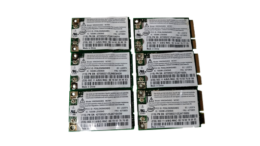 Lot of 6 Lenovo Thinkpad R61i  3945ABG PCI-e Laptop WiFi Card Adapter 42T0853
