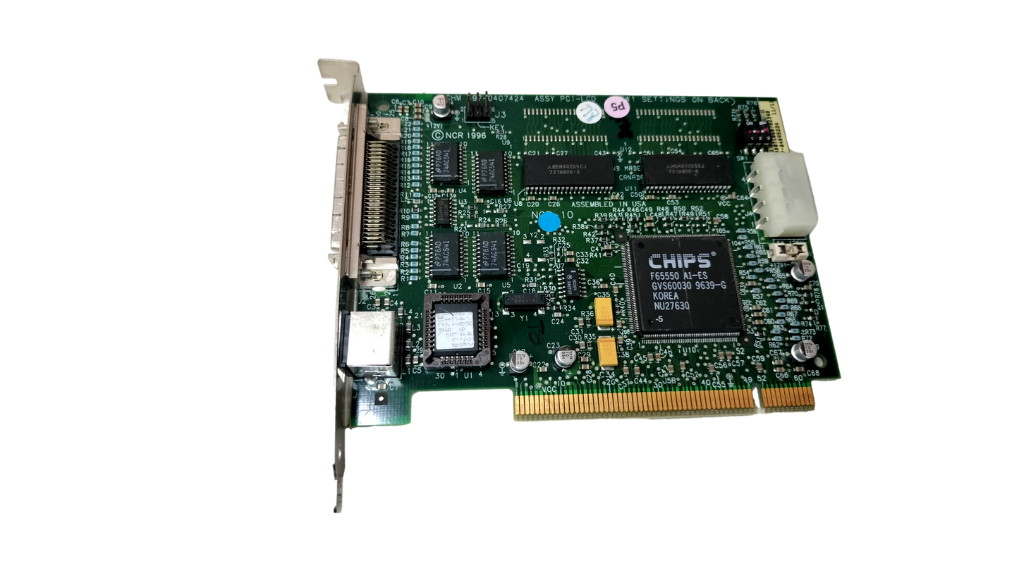 NCR PCI-LCD SCHEM.497-0407424 SVGA+)CARD