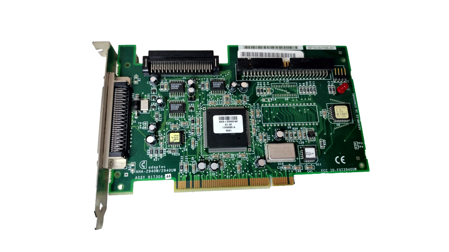 Adaptec AHA-2940W / AHA-2940UW PCI Host Adapter SCSI Ultra2 Card