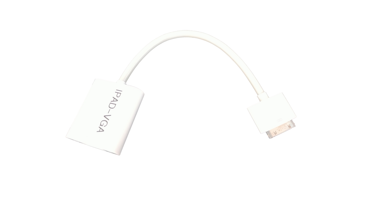 Apple 30-pin VGA Adapter for iPad 2nd gen, iPhone 4/4S iPod touch 4th gen