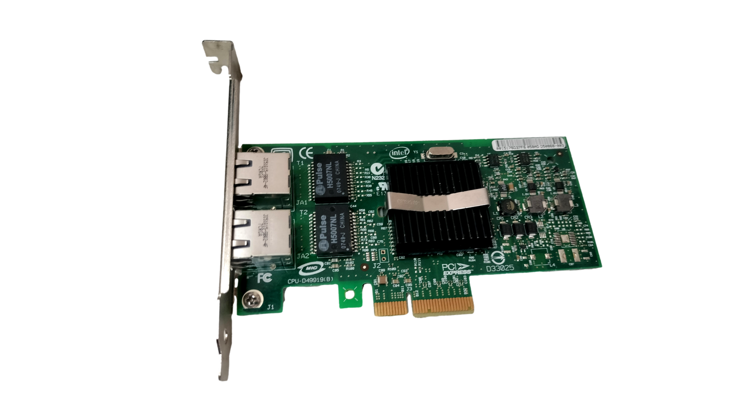 Intel EXPI9402PTBLK PRO/1000 Dual Port 10/100/1000Mbps RJ45 PCI Express Ethernet Card