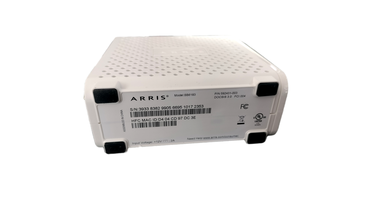 ARRIS SURFboard SB6183 Cable Modem  DOCSIS 3.0 - white