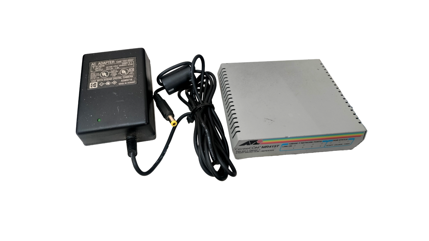 ALLIED TELESYN CENTRECOM MR415T 4 Port Micro Hub/Repeater