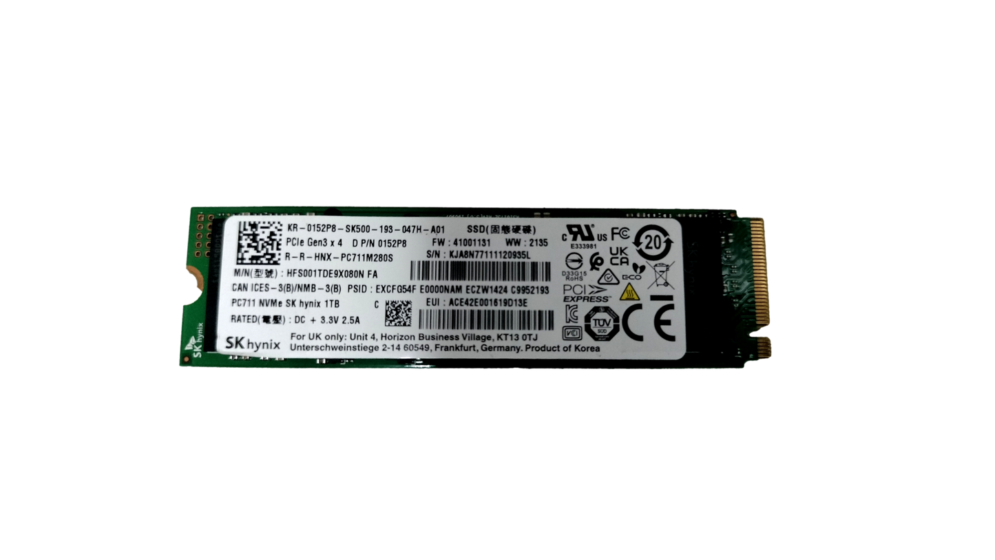 SK HYNIX 1TB HFS001TDE9X080N PCIe Gen 3 x4 PC711  M.2 NVMe SSD