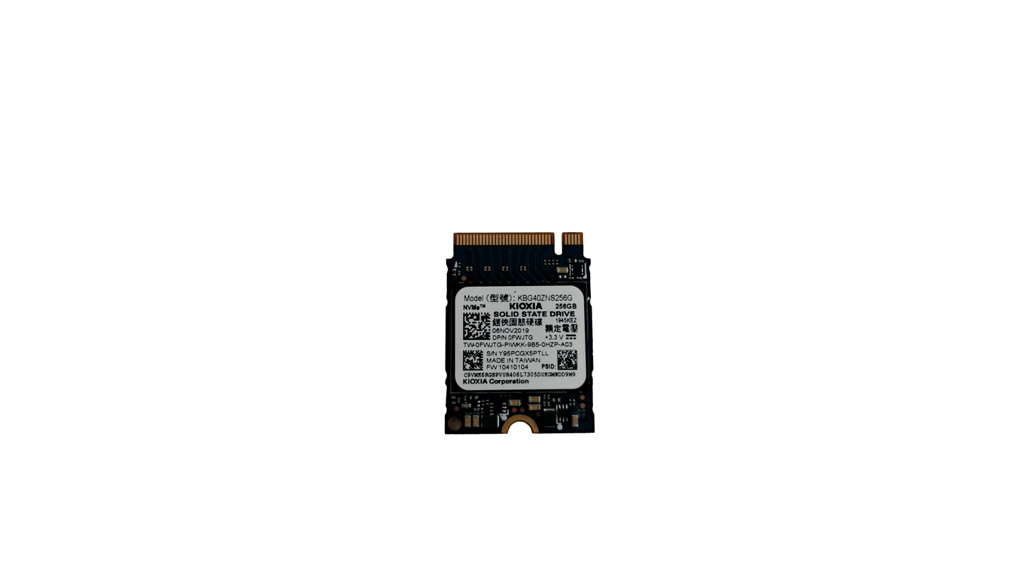 KIOXIA KBG40ZNS256G 256GB M.2 NVME SSD SOLID SATE DRIVE 86%