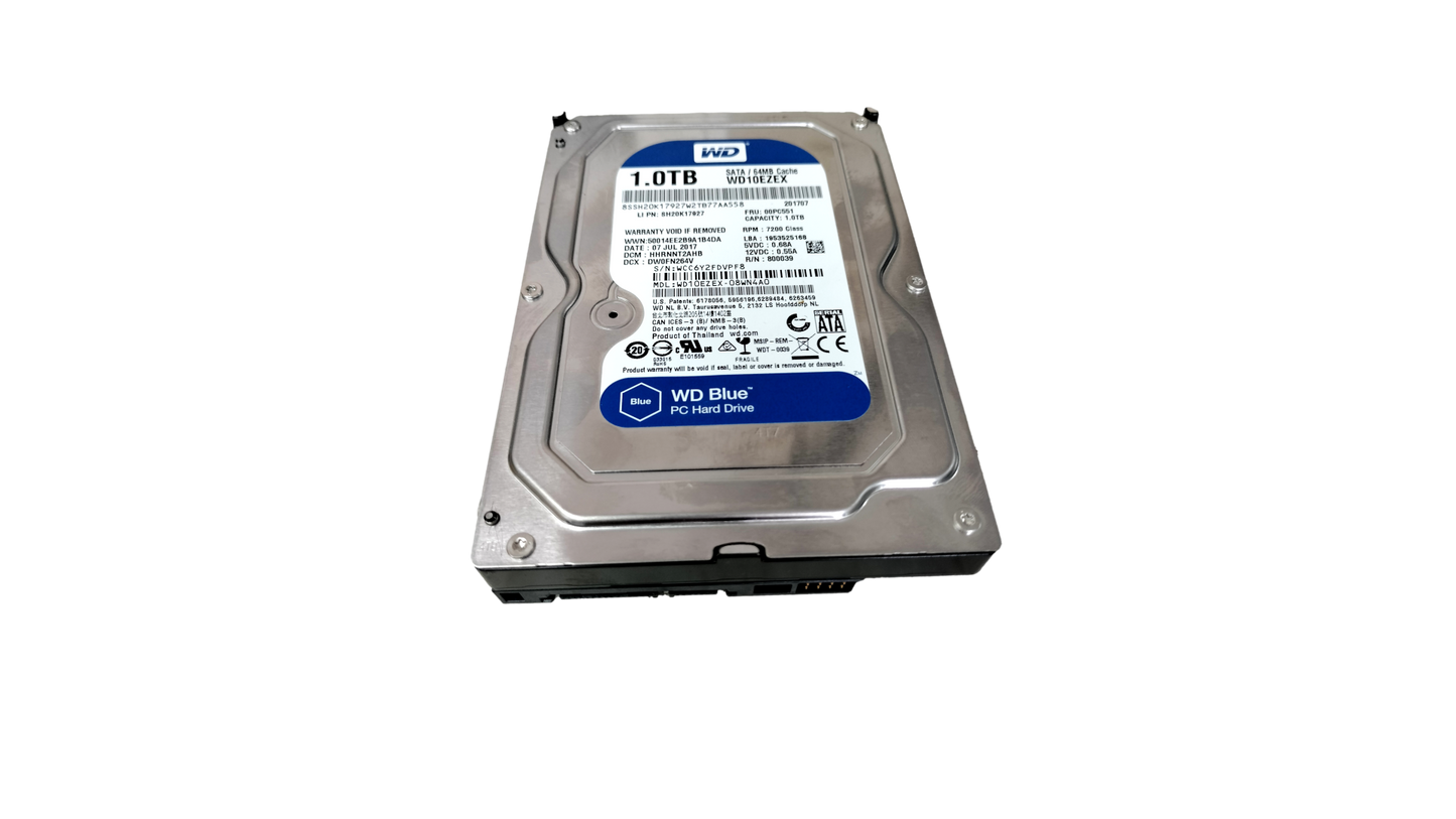 Western Digital Blue WD10EZEX 1TB 7200 RPM 3.5" 6 Gb/s SATA Hard Drive