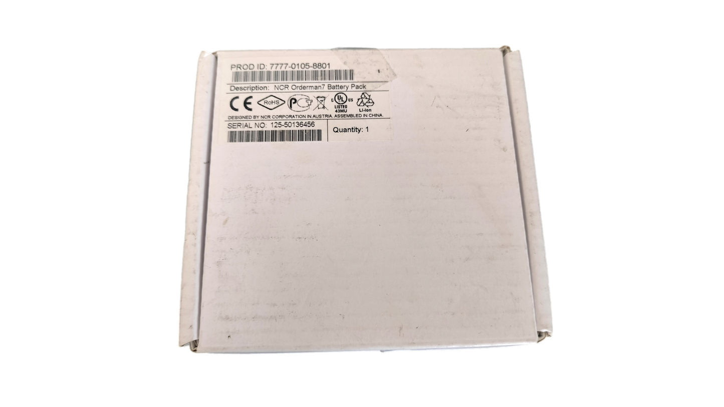 New NCR Orderman 7 Battery Pack 7777-0105-8801