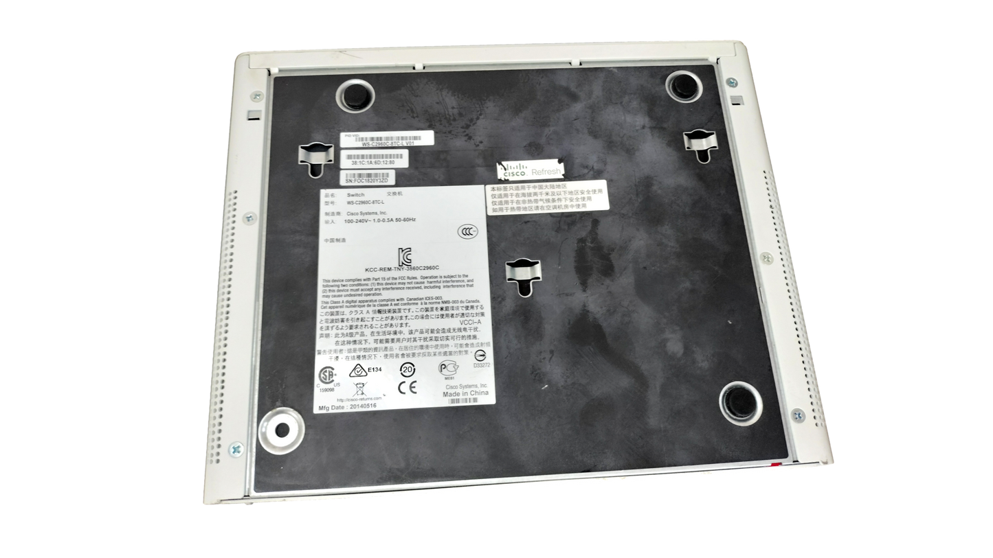 CISCO WS-C2960CX-8TC-L 8-Port Gigabit Managed Switch