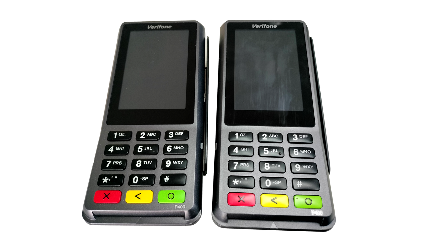 Lot of 2 Verifone P400 Plus Credit Card Terminal M435-003-04-NAA-5 *PARTS/REPAIR*