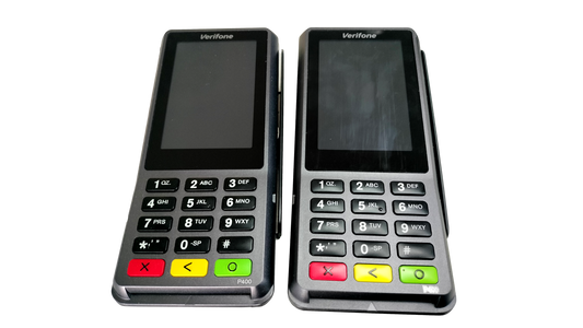 Lot of 2 Verifone P400 Plus Credit Card Terminal M435-003-04-NAA-5 *PARTS/REPAIR*