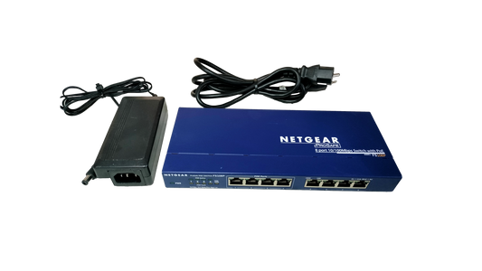 NETGEAR ProSafe FS108P 8-Port 10/100 4 Port Poe  Switch