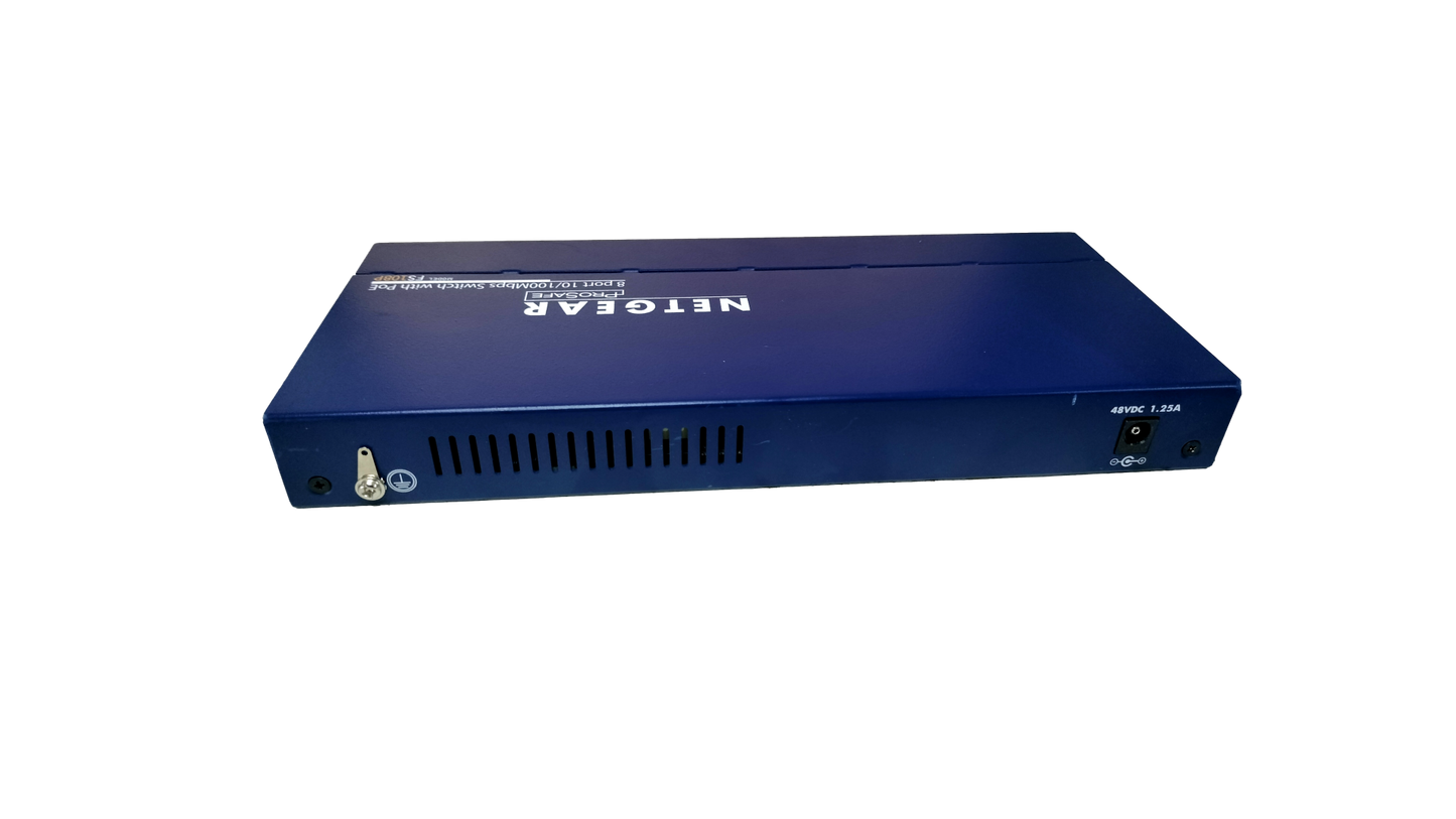NETGEAR ProSafe FS108P 8-Port 10/100 4 Port Poe  Switch