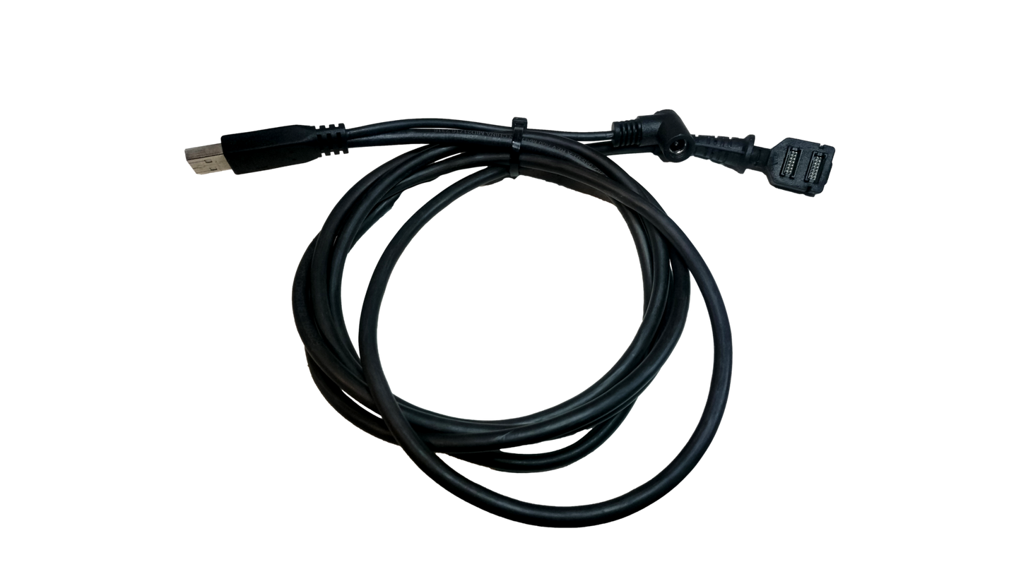 VeriFone VX805 VX820 P200 P400 2M Power & USB Cable CBL-282-045-01-A