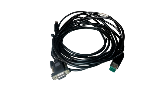 9 pin Serial to RS232 & Power over USB Cable CAB350562