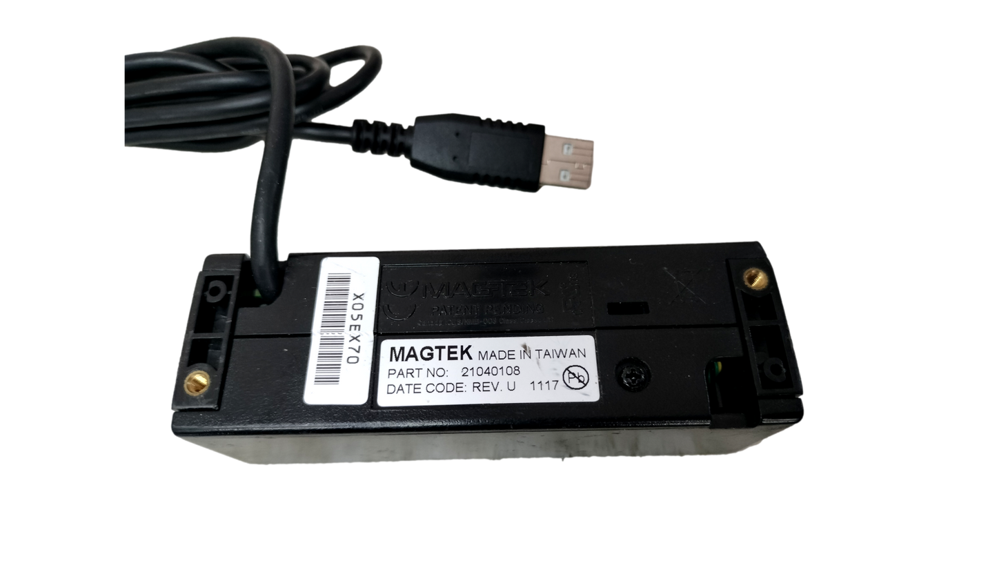 Magtek 21040108 USB Magnetic Strip Credit Card Reader