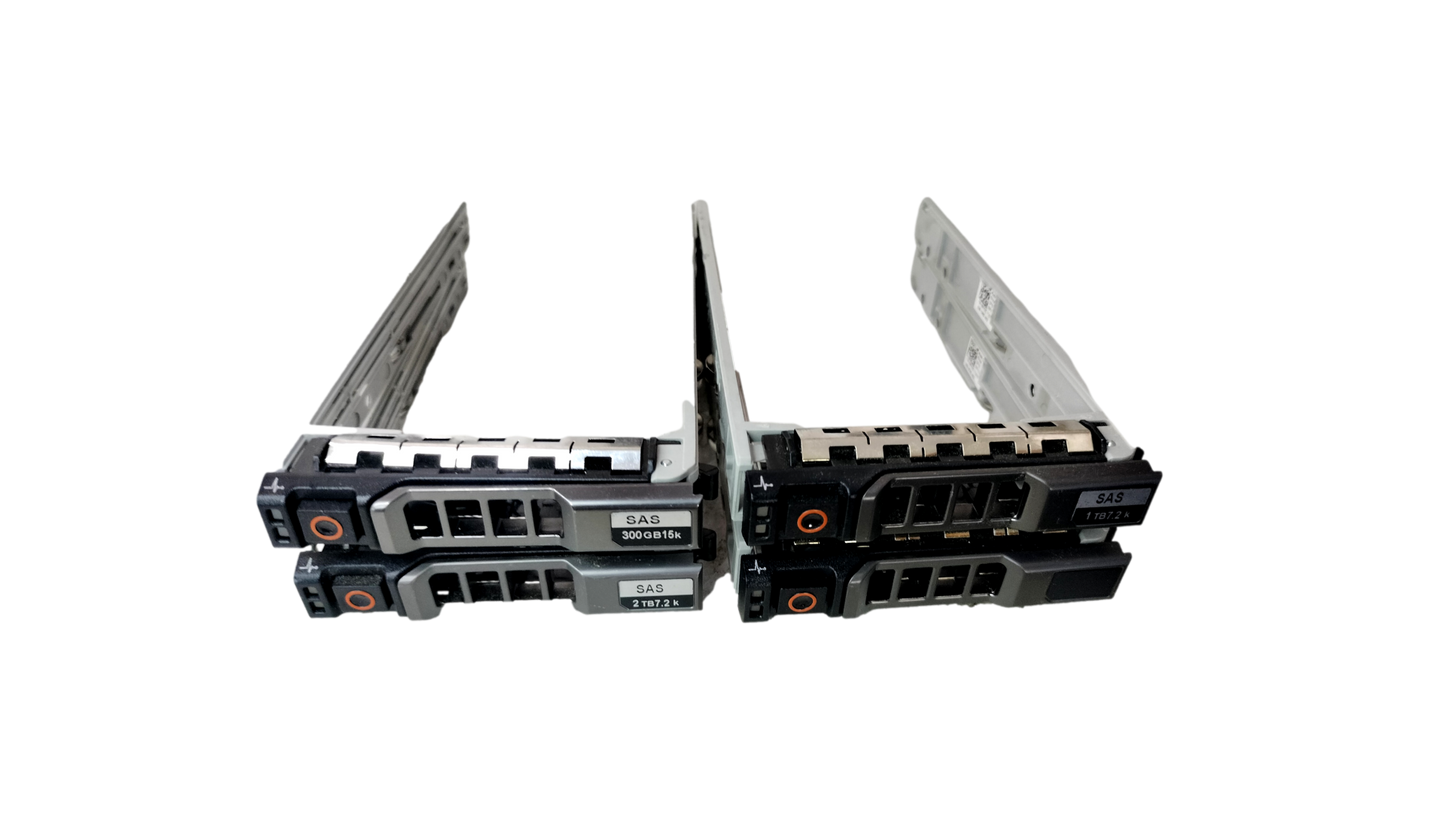 4x Dell 2.5" SAS Hard Drive Tray Caddy 8FKXC for T420 T430 T620 R430 R820 R630