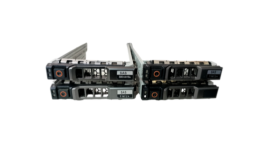 4x Dell 2.5" SAS Hard Drive Tray Caddy 8FKXC for T420 T430 T620 R430 R820 R630