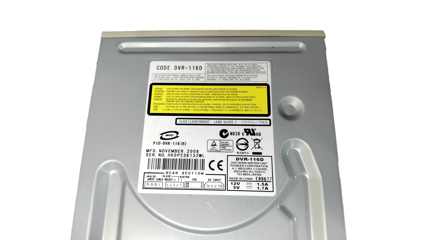 Pioneer DVR-111D Desktop PC DVD-R/RW Writer