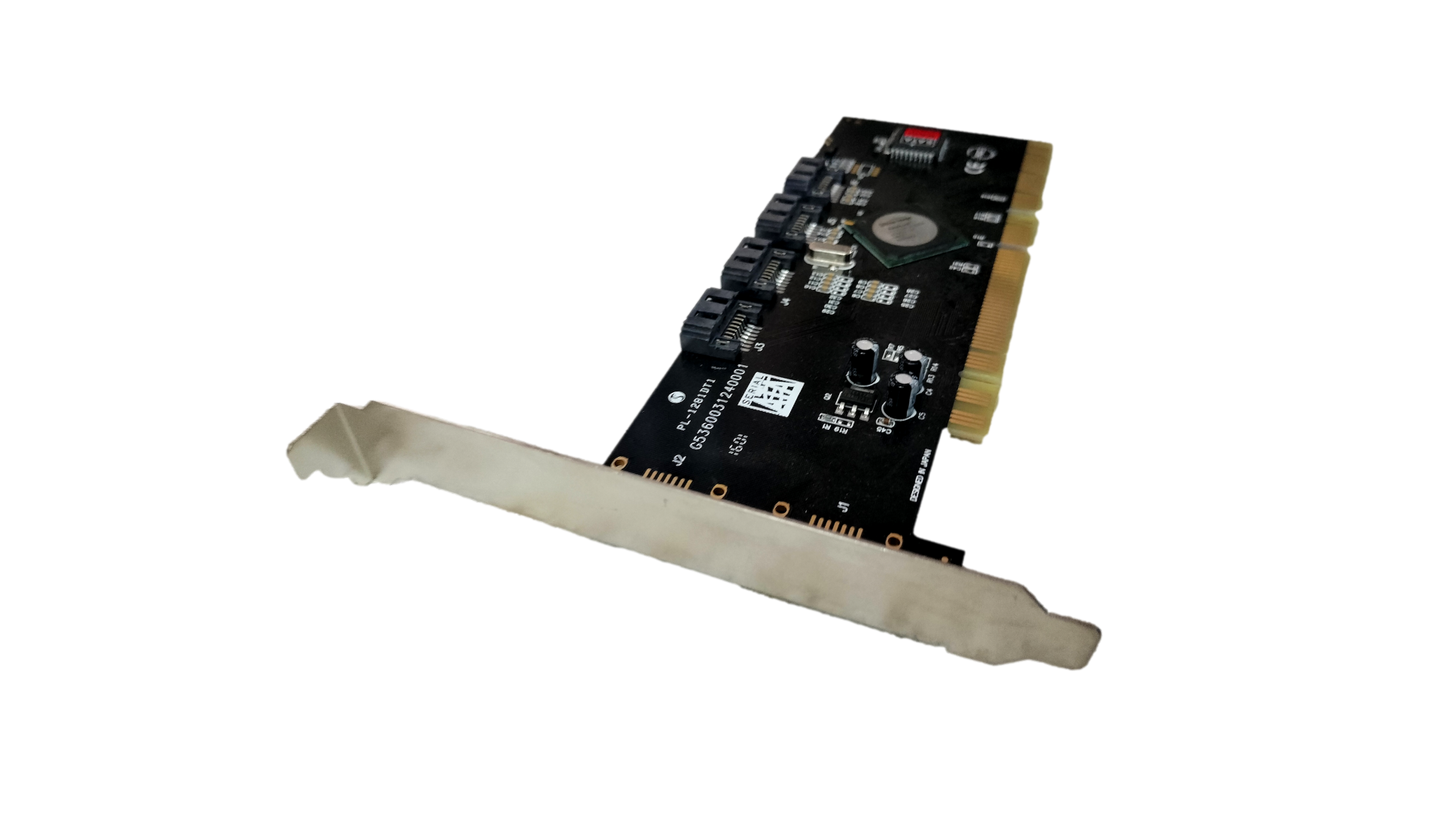 SYBA 3.0GBPS 133MHZ PCI-X SATA 4-PORT RAID CONTROLLER CARD SY-PCX40009