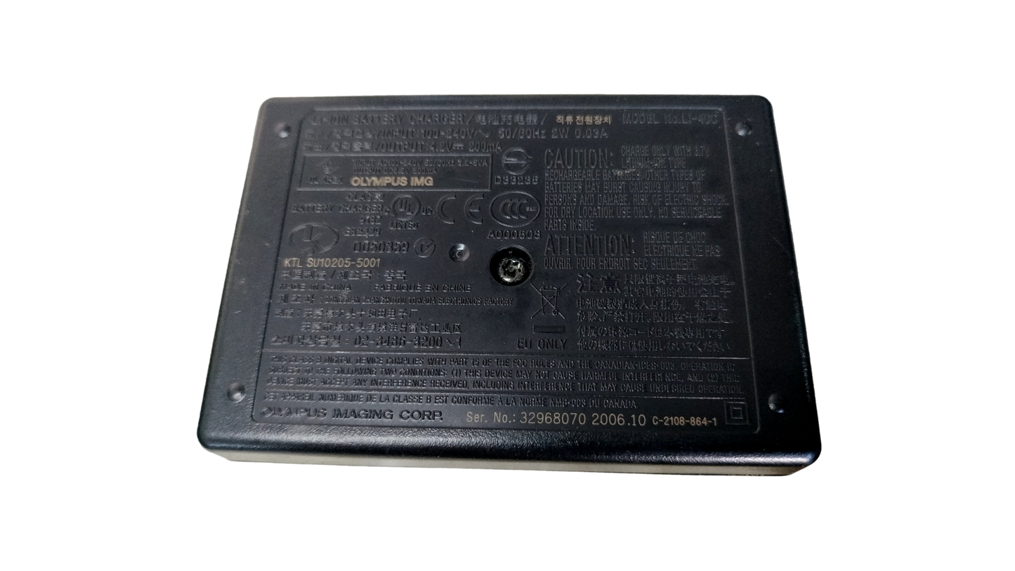 Olympus LI-40C Li-ion Battery Charger