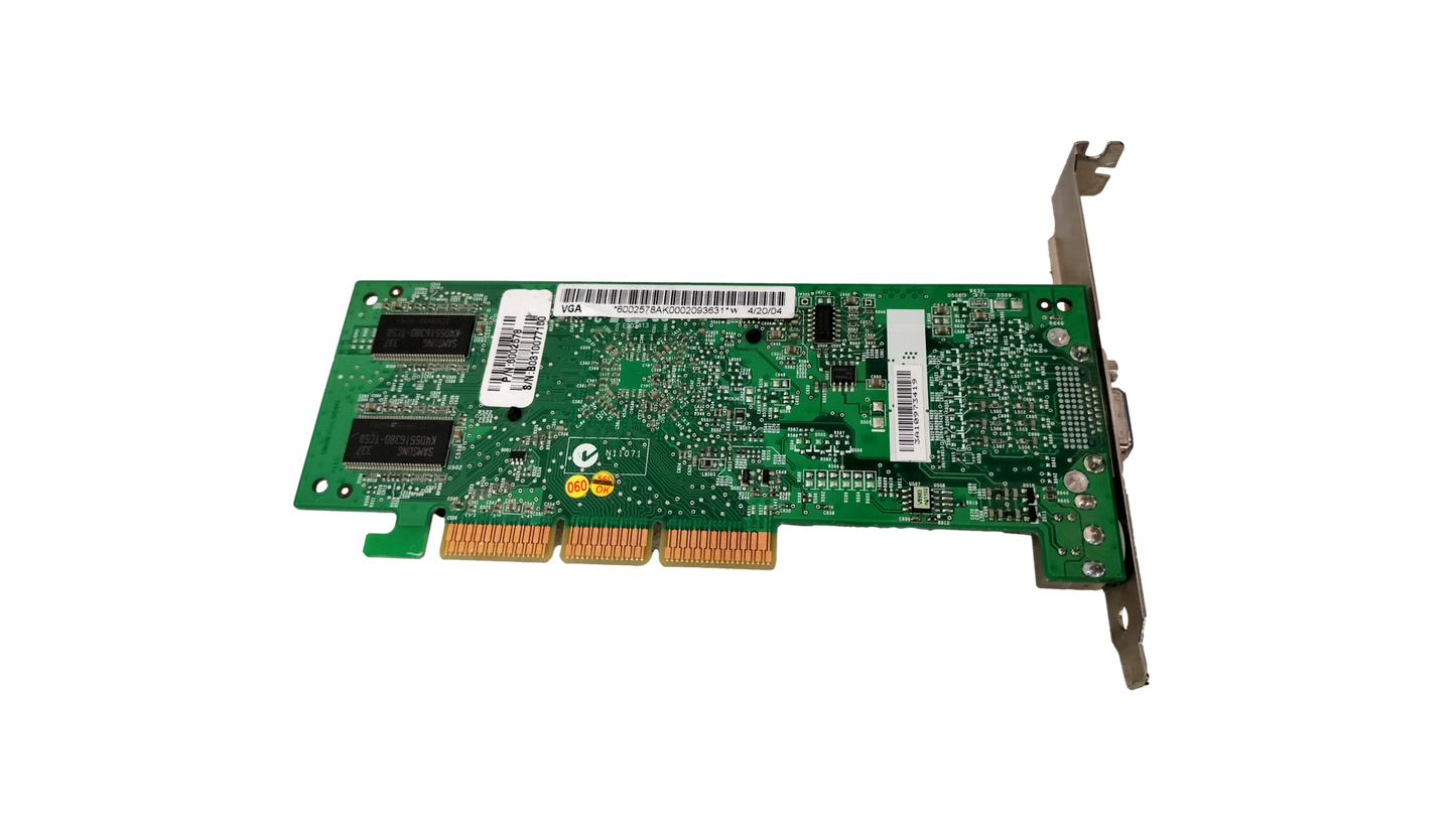 NVIDIA Model P118 64MB AGP VGA VIDEO CARD 8903 Ver 110 6002578 180-10110-0000-A0