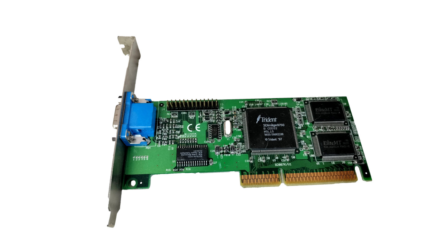 Jaton Video-87AGP-3D Trident 3DImage9750 4MB AGP Video Card
