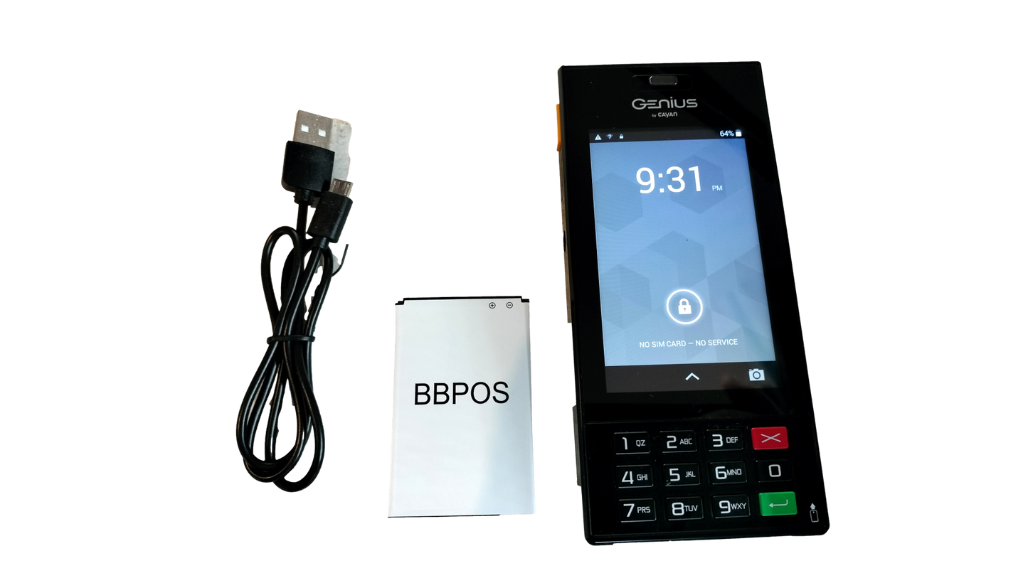 Genius by Cayan BBPOS_WSC10 Hand Held Device Credit Card Reader