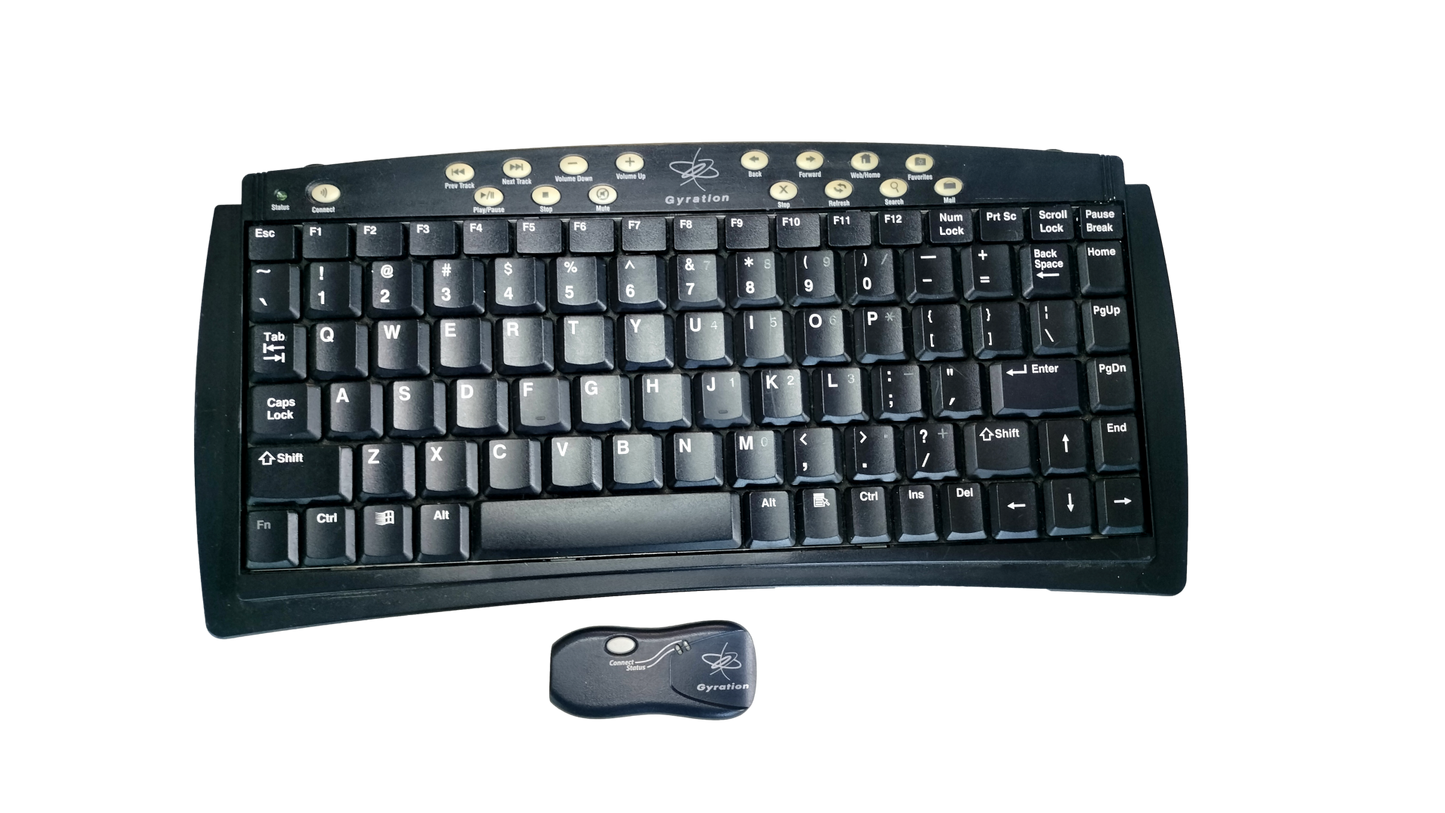 Gyration 2.4Ghz Wireless Keyboard GC15CK With Dongle