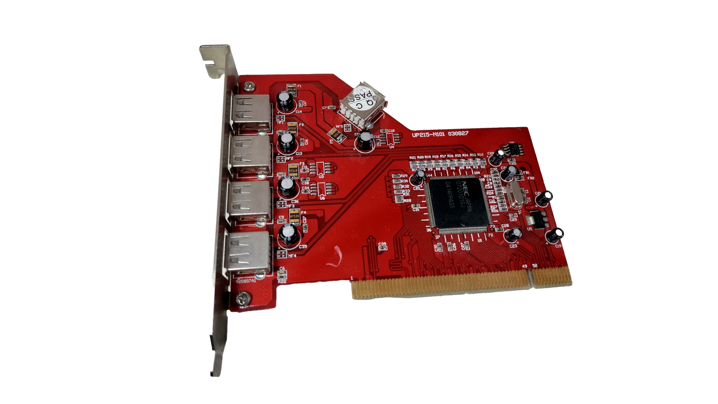 NEC UP215-N101 030827 5-Port PCI to USB 2.0 Expansion Card
