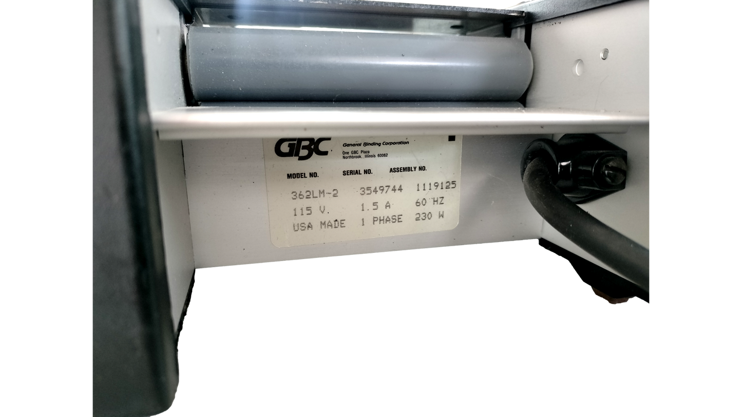 GBC 362LM-2 Laminator
