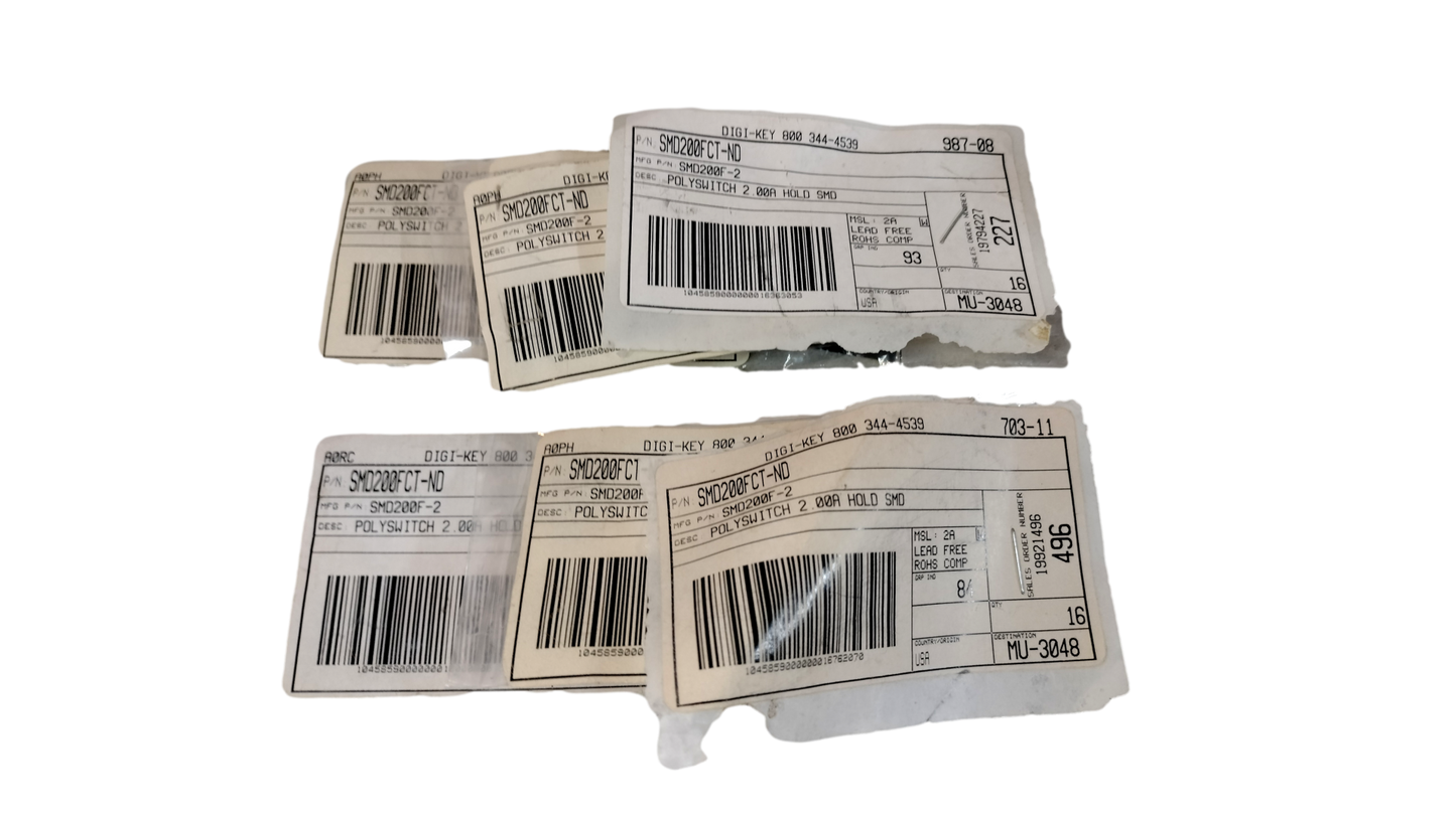 32x DigiKey SDM200FCT-ND Polyswitch 2.00a Hold SMD SMD200F-2