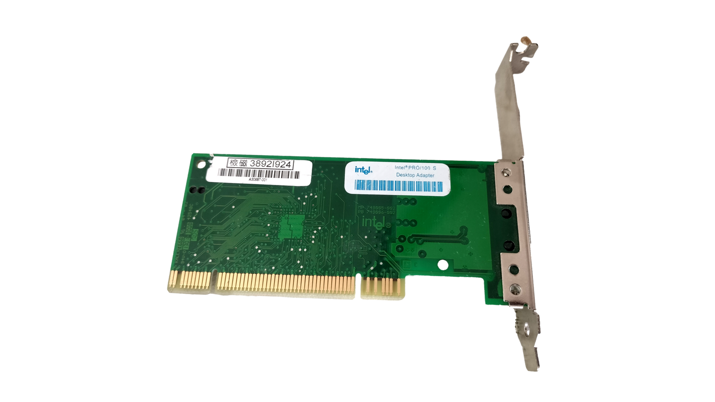 Intel PRO/100 S 10/100 Desktop PCI Network Adapter 751767-004 / 007 / 008