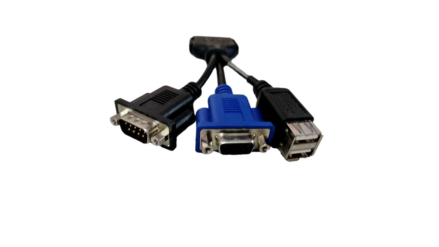 Genuine Cisco UCS Cable 37-1016-01 KVM Dongle Cable DB9 VGA USB Serial