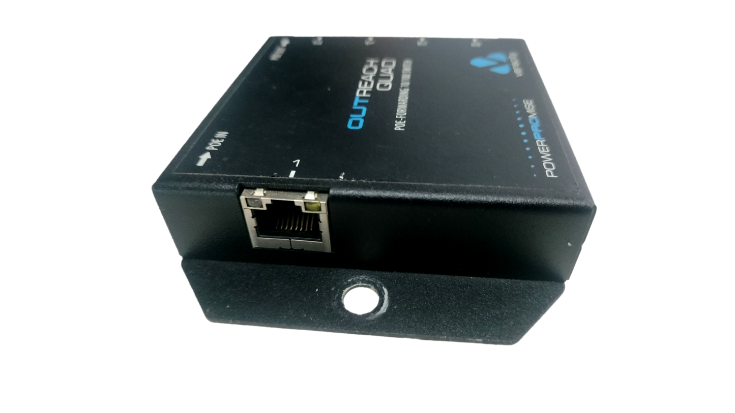 Veracity OR-ORQ Outreach Quad 10/100 PoE-Powered Switch