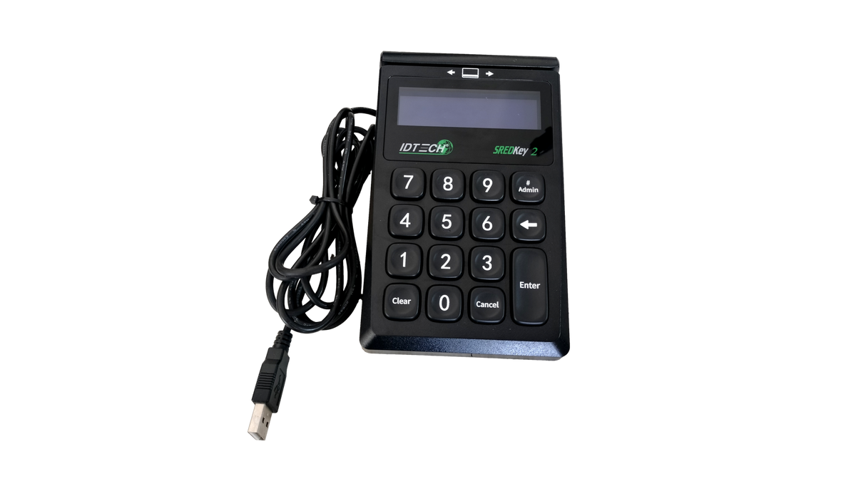ID TECH SREDKey 2 Encrypted Keypad & MSR Card Reader (IDSK2-534E)