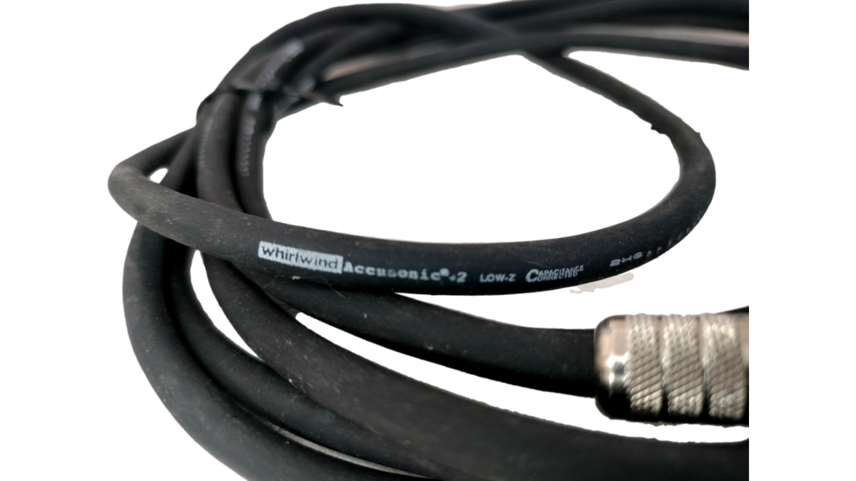 Whirlwind Accusonic+2 Low-Z XLR Male to RCA Male Audio Cable - 10 FT