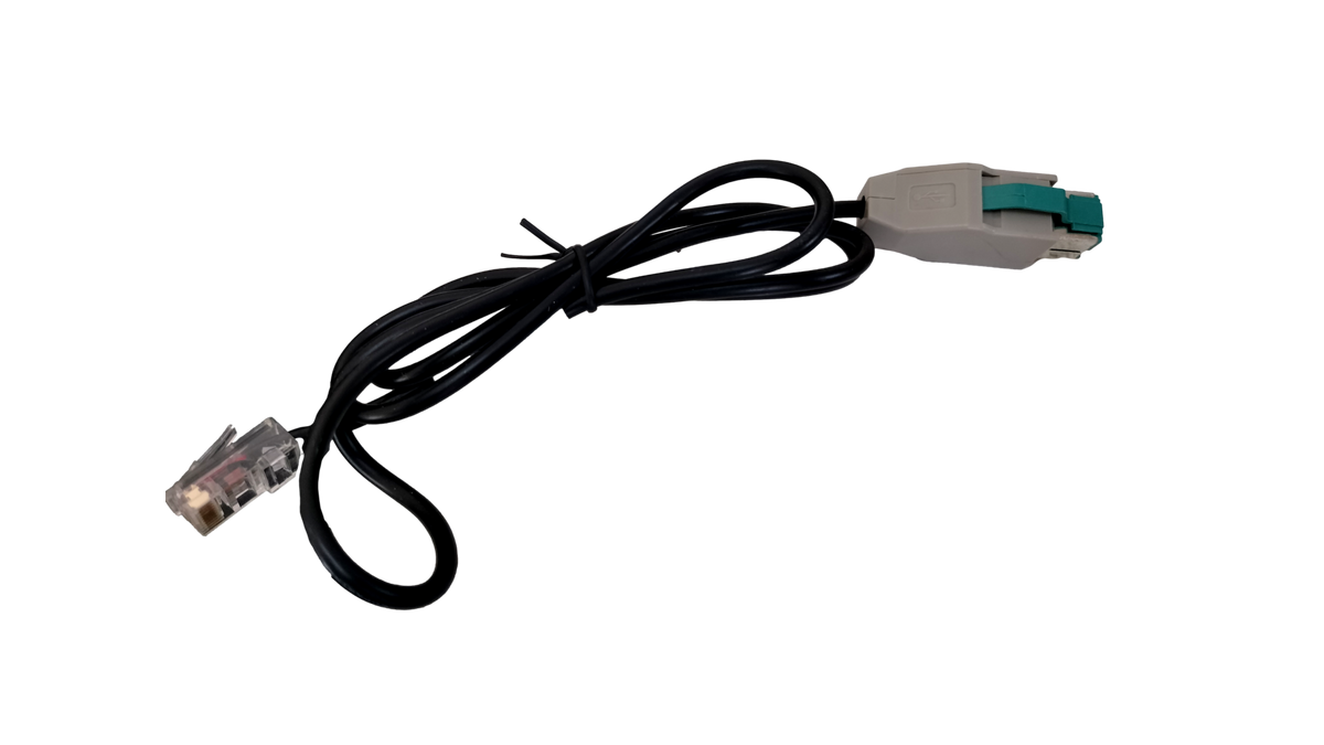 ID Tech 220-2367-00 39" PoweredUSB 12V to RJ45 POS Interface Cable