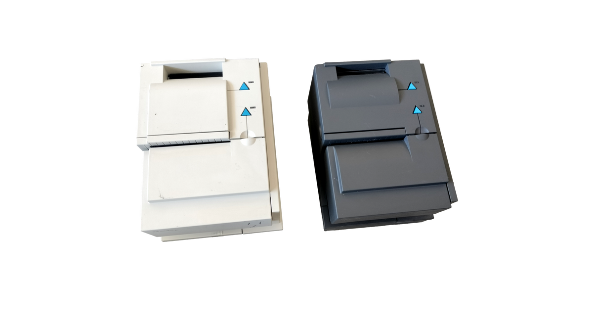 Lot of 2 IBM SureMark 4610 POS Thermal Receipt Printers Dual-Station As-Is Repair