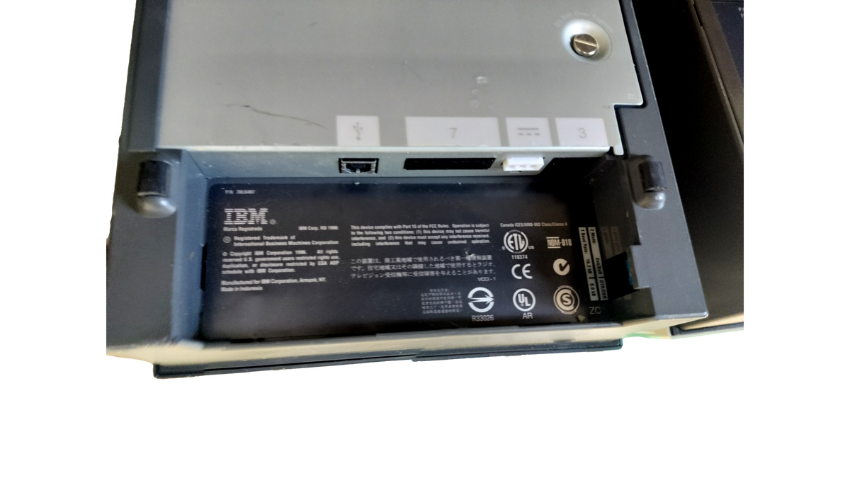 Lot of 2 IBM SureMark 4610 POS Thermal Receipt Printers Dual-Station As-Is Repair