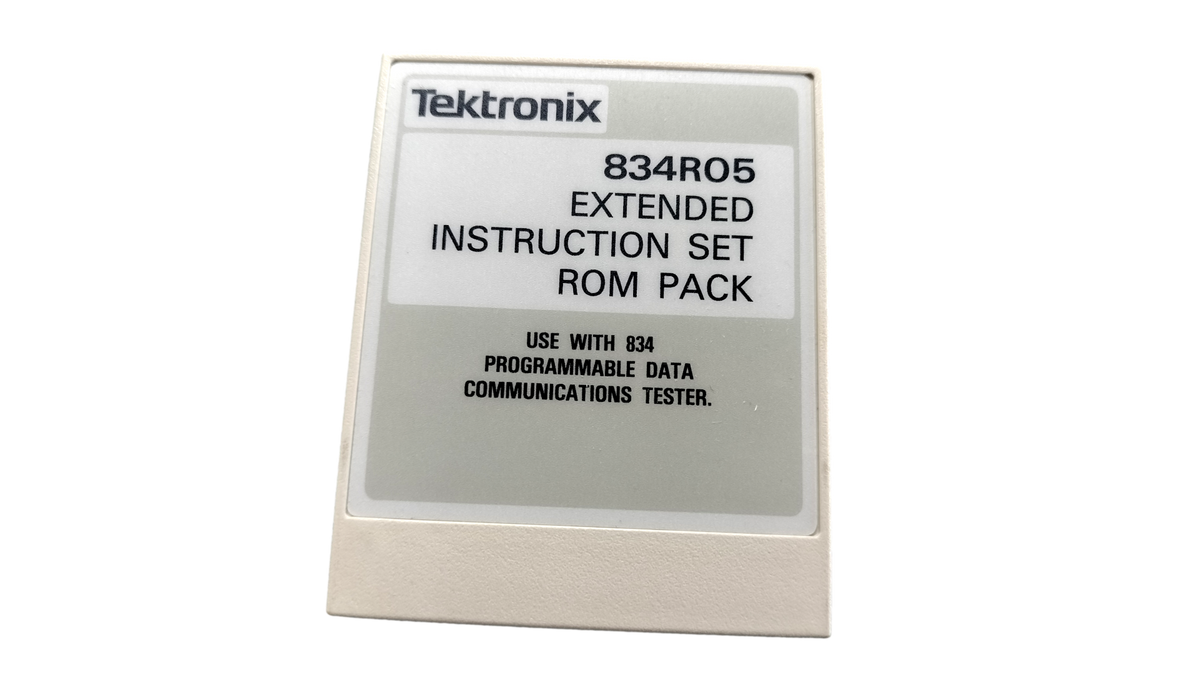 Tektronix 834R05 Extended Instruction Set ROM Pack Cartridge For 834 Tester