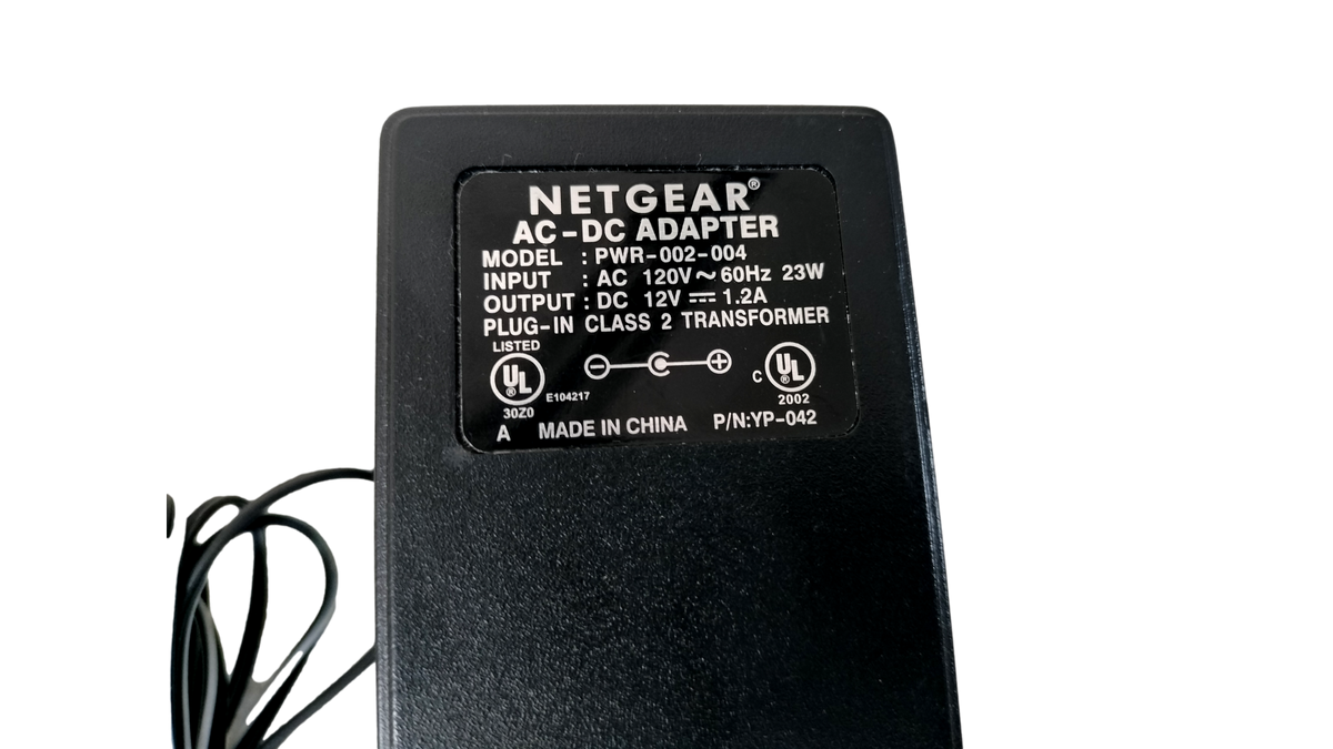 NETGEAR PWR-002-004 12V 1.2A Power Adapter Charger YP-042