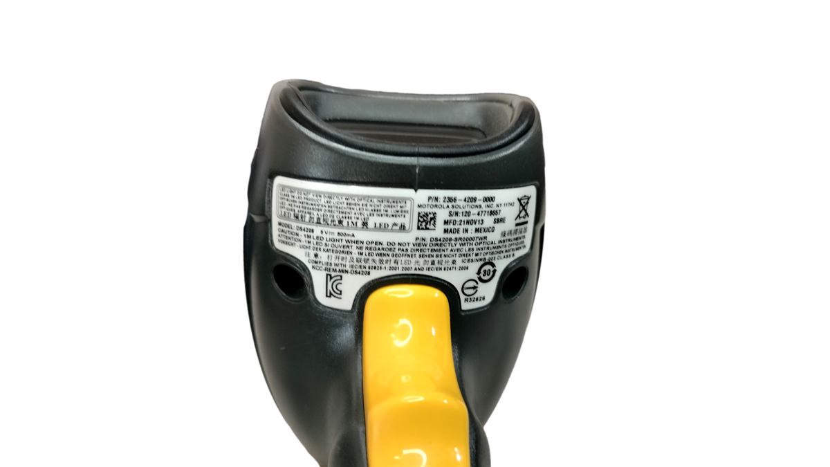 NCR Motorola Zebra DS4208-SR00007WR Handheld 2D Barcode Scanner USB Cable