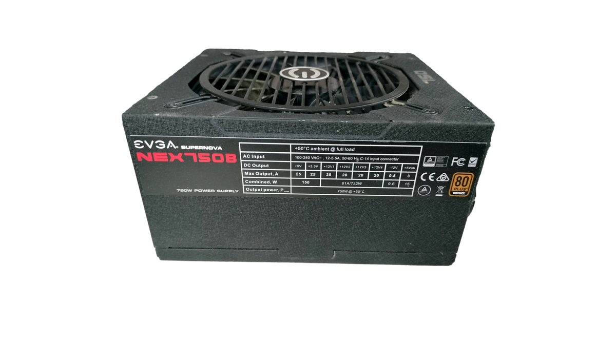 EVGA SuperNOVA NEX750B 750W 80 PLUS Bronze Semi-Modular Power Supply PSU