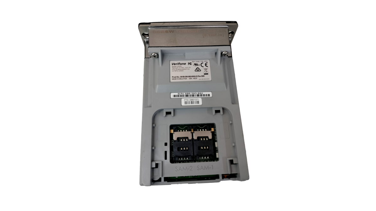 Verifone UX300 Card Reader Module Unattended Payment Terminal M159-300-00-WWA-B
